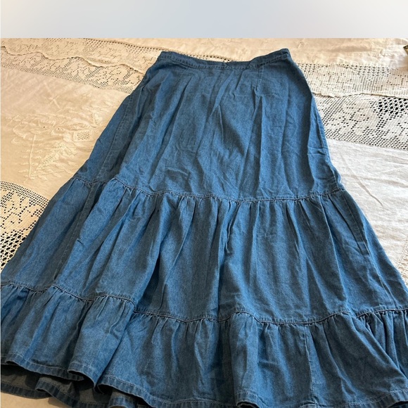 Spell Denim Patchwork Maxi Skirt - Picture 6 of 7